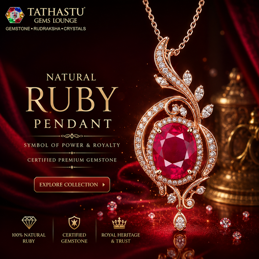 Natural Red Ruby (Manik) 4.57 Carat – 100% Original & Lab Certified Sun (Surya) Gemstone for Power & Confidence
