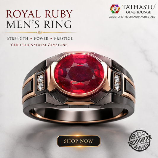 Natural Red Ruby (Manik) 5.23 Carat – 100% Original & Lab Certified Sun (Surya) Gemstone for Power & Confidence