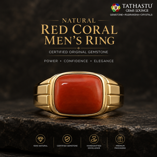 Japanese Red Coral (Moonga) 8.16 Carats – 100% Original Mars (Mangal) Gemstone for Strength & Courage
