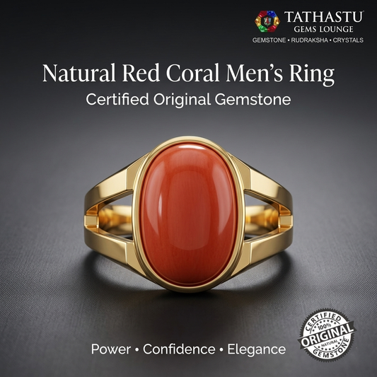 Japanese Red Coral (Moonga) 7.64 Carats – 100% Original Mars (Mangal) Gemstone for Strength & Courage