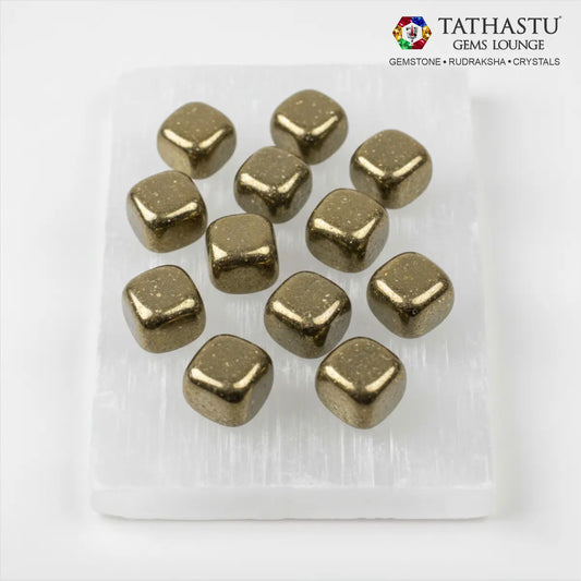 Original Pyrite Tumble - Prosperity & Protection