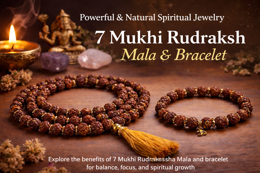 7 Mukhi Rudraksh Mala & Bracelets