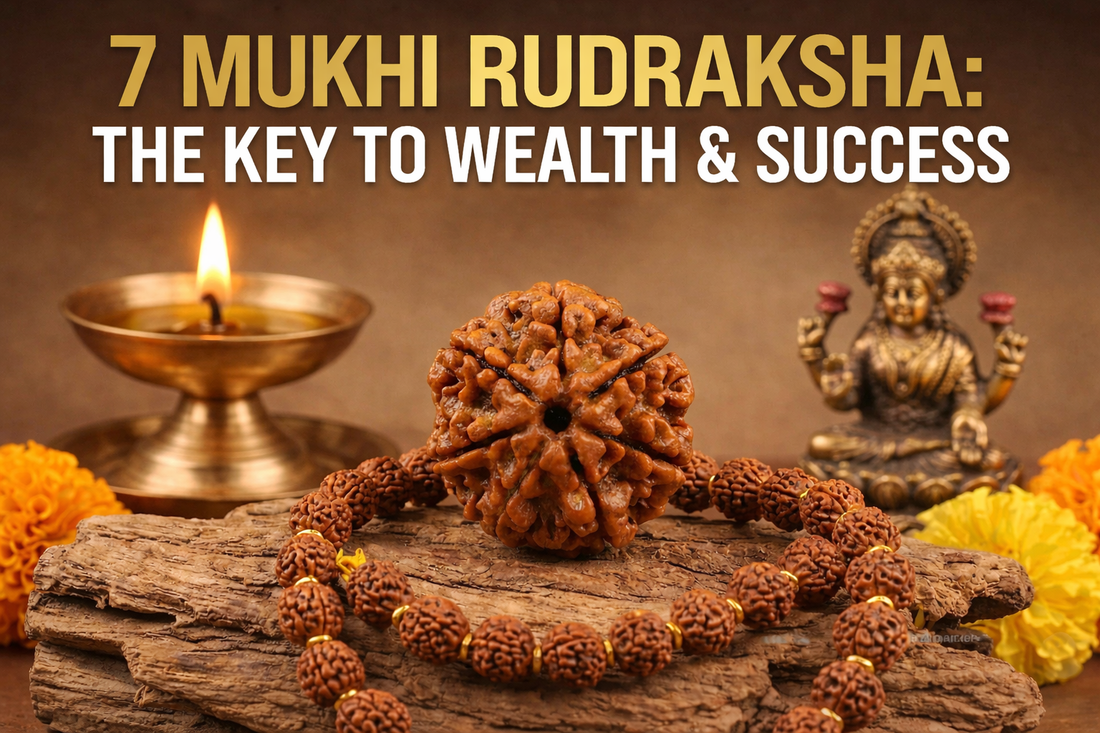 7 Mukhi Rudraksha bead benefits and wearing guide