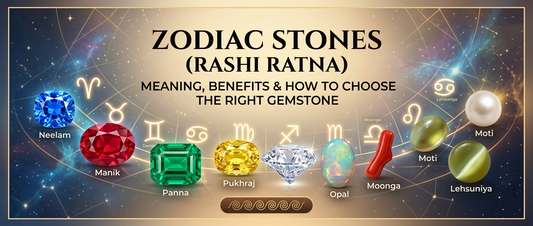 Zodiac birthstones Rashi Ratna guide for all signs