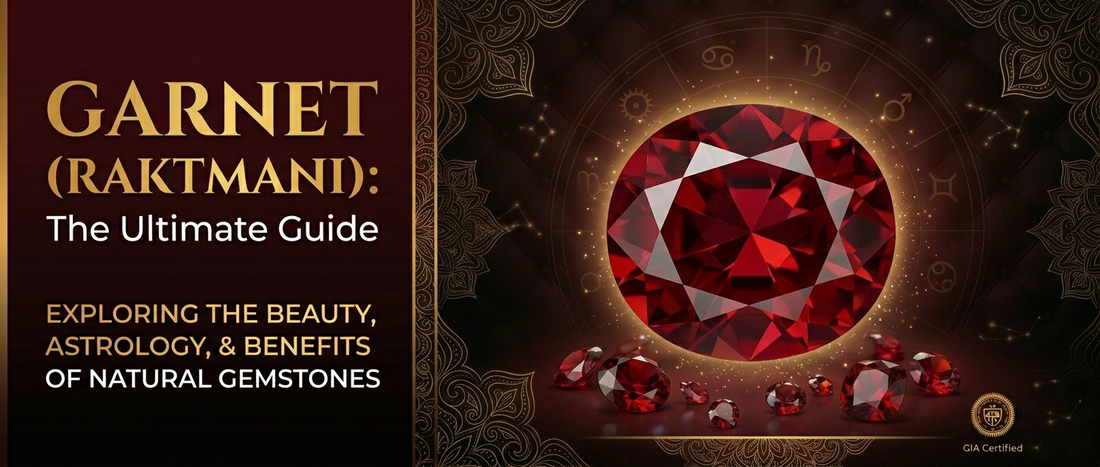 Garnet (Raktmani) Stone: Meaning, Benefits, Astrology & Complete Buying Guide
