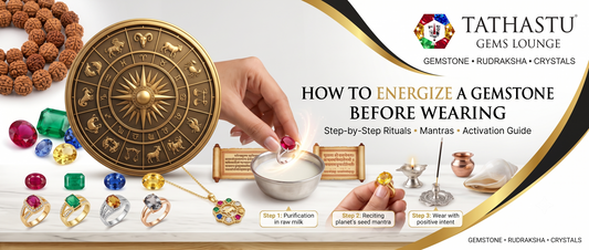 How to energize and activate a gemstone before wearing - puja method