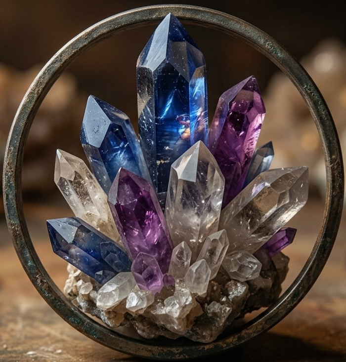 Crystal Collection featuring 100% natural healing crystals, crystal bracelets, crystal pyramids, tumbled stones, crystal trees, and energy stones for chakra balancing, protection, manifestation, positivity, and spiritual healing.