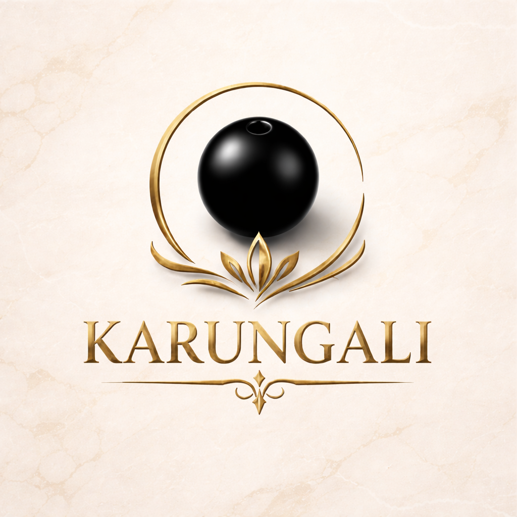 Karungali Collection featuring authentic Karungali malas, bracelets, and spiritual products made from sacred ebony wood for protection, positivity, wealth attraction, and powerful Vastu and healing benefits.