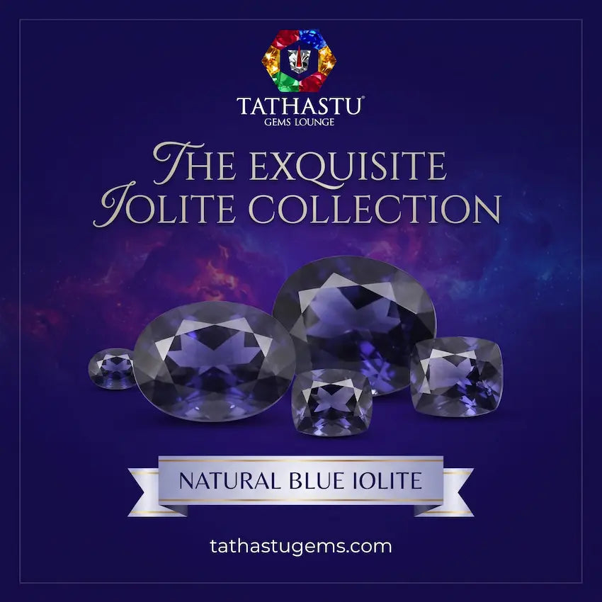 Natural Iolite collection by tathastu gems lounge