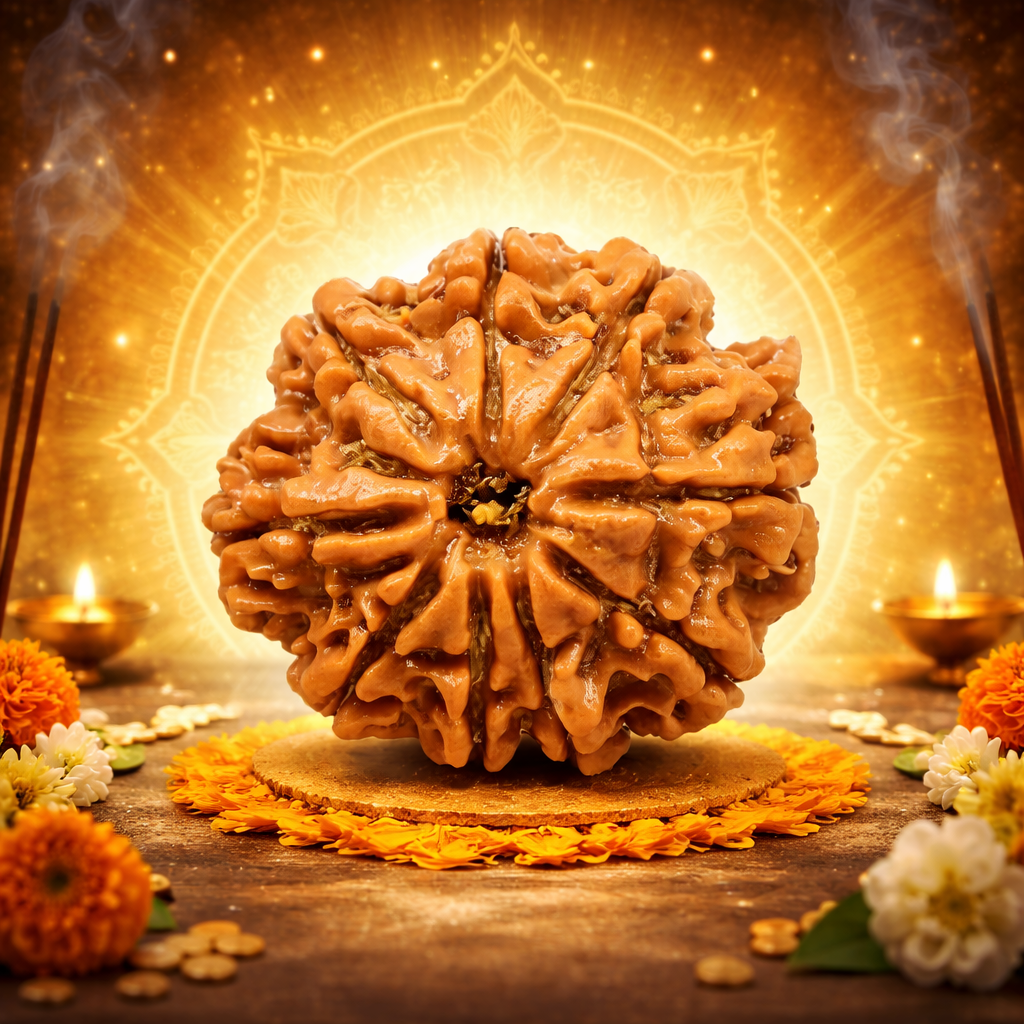 Rudraksha Collection featuring 100% natural and certified 1 Mukhi to 21 Mukhi Rudraksha beads, malas, bracelets, and spiritual products for protection, healing, prosperity, meditation, and planetary benefits.