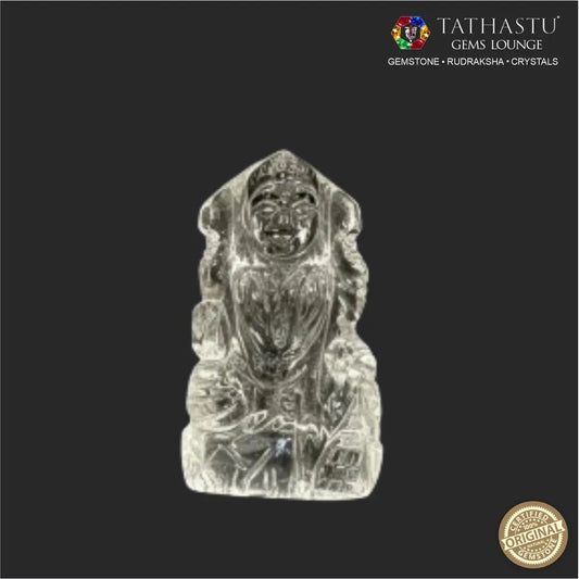 Natural Sphatik Laxmi (1.25 Inch) - Idol for Wealth, Peace & Harmony