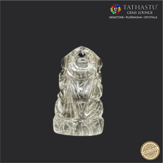 Natural Sphatik Laxmi (1.25 Inch) - Idol for Wealth, Peace & Harmony