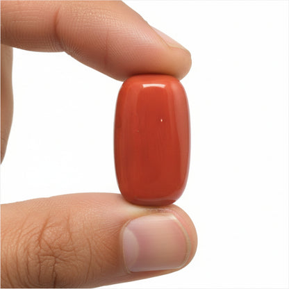 Japanese Red Coral (Moonga) 8.16 Carats – 100% Original Mars (Mangal) Gemstone for Strength & Courage
