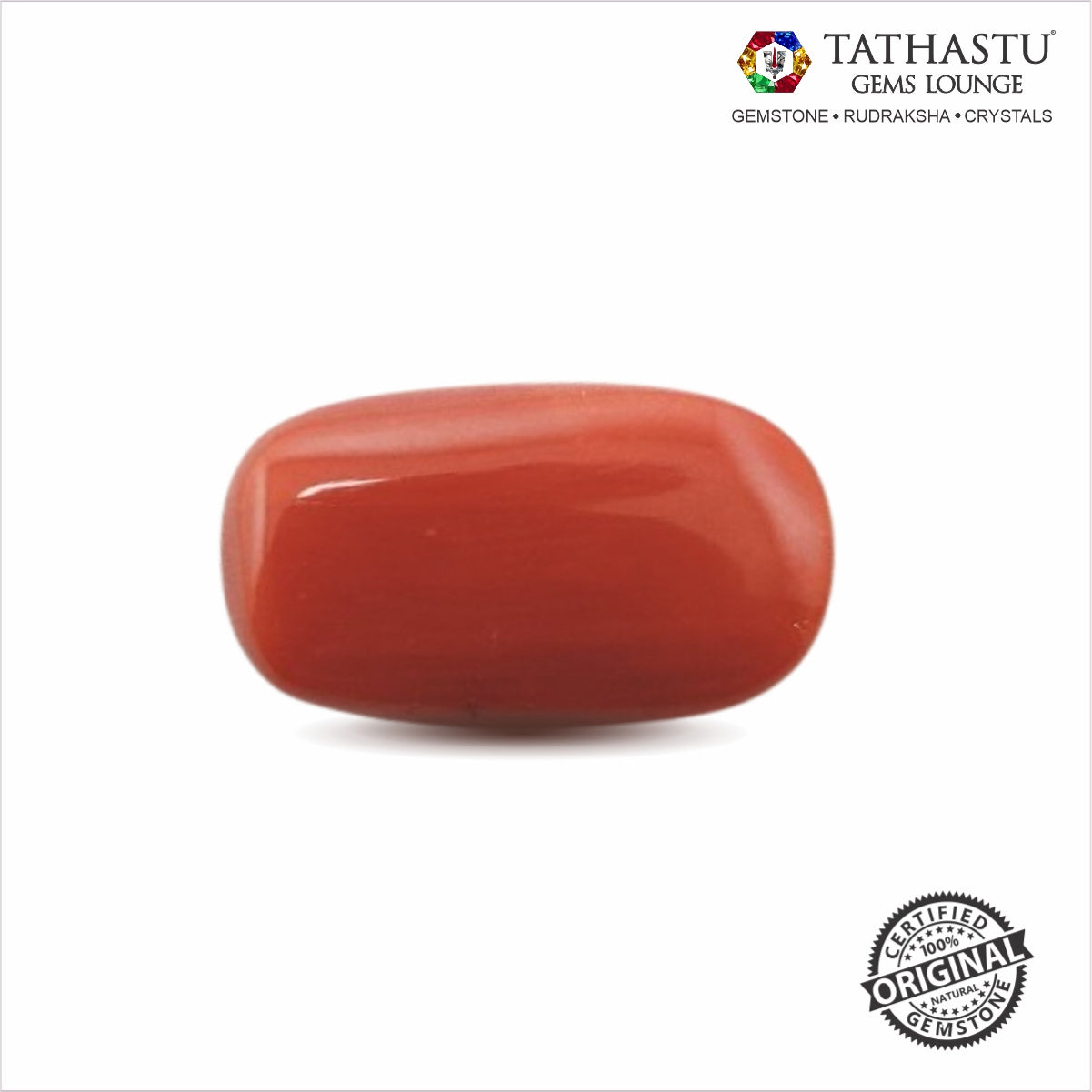 Japanese Red Coral (Moonga) 8.16 Carats – 100% Original Mars (Mangal) Gemstone for Strength & Courage