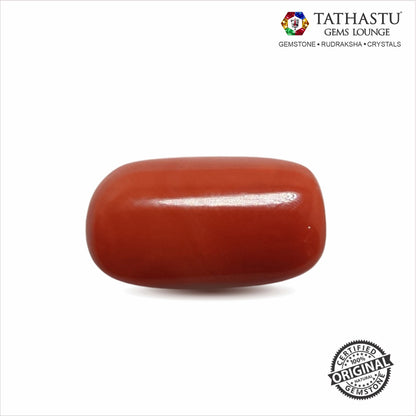 Japanese Red Coral (Moonga) 8.77 Carats – 100% Original Mars (Mangal) Gemstone for Strength & Courage