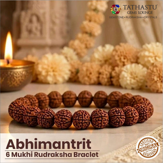 Original 6 Mukhi Rudraksha Braclet |  Abhimantrit