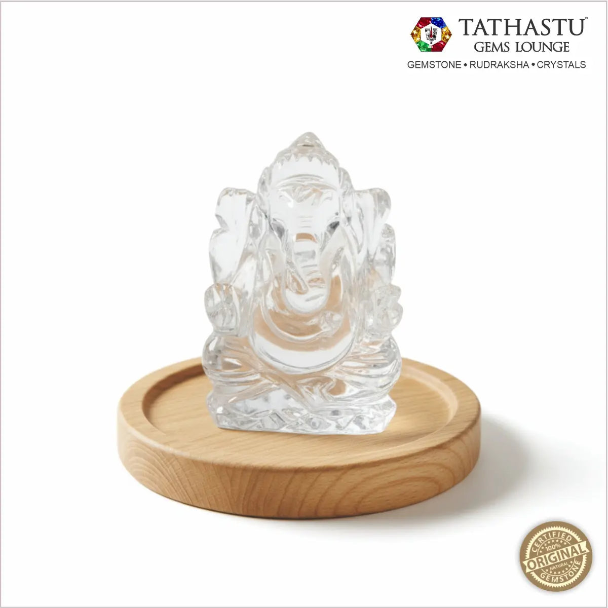 original sphatik ganesh jii