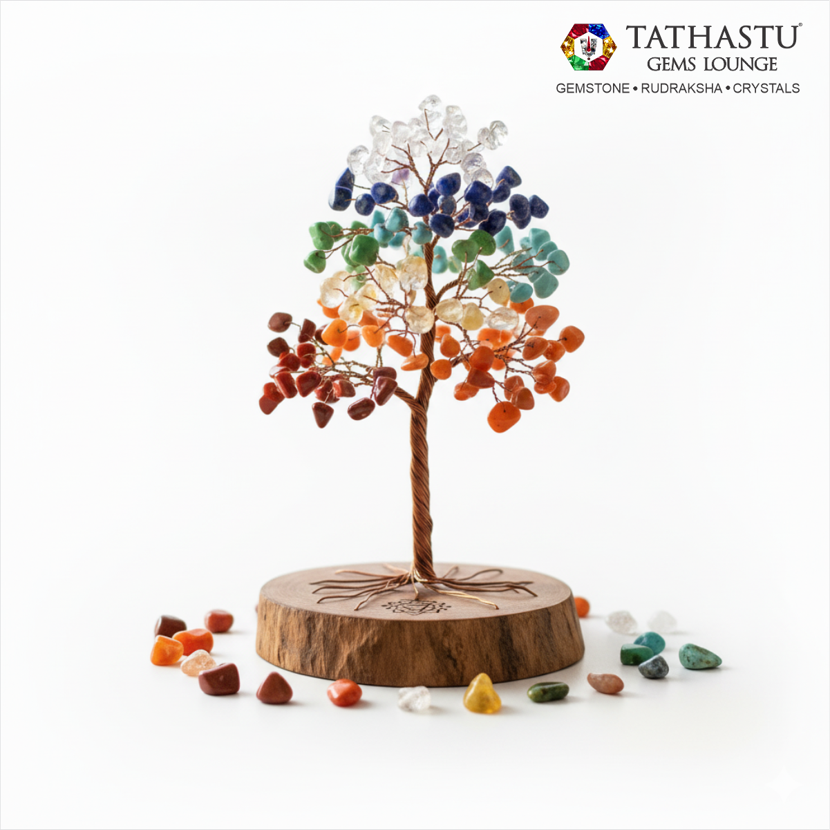 Original 7 Chakra Crystal Tree – Balance Energy & Spiritual Healing