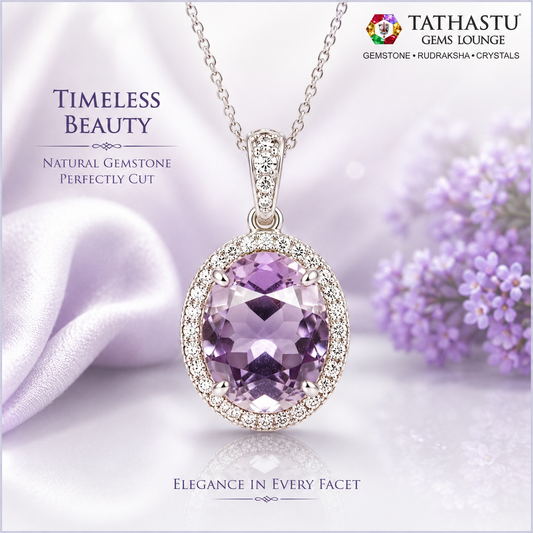 Natural Blue Amethyst Jamunia [12.64] Carat Pendant