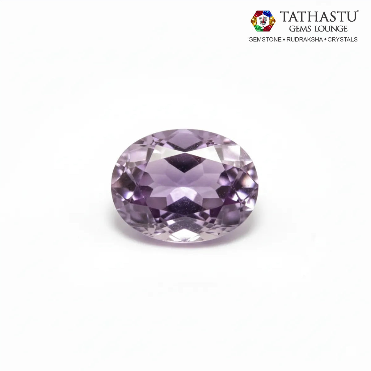 Certified Blue Amethyst Jamunia stone [3.94] Carat - Tathastu Gems