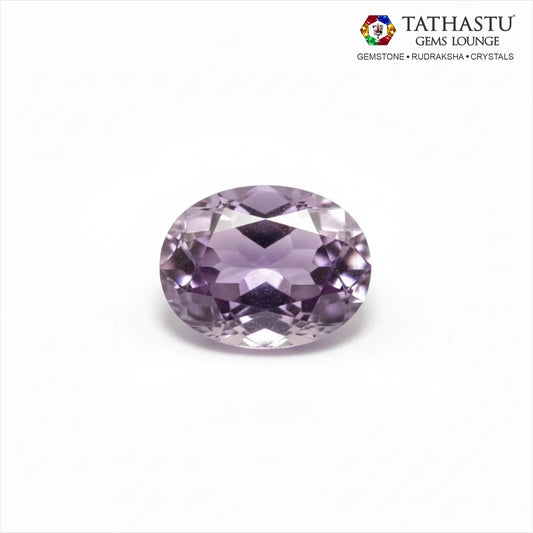 Certified Blue Amethyst Jamunia stone [3.94] Carat - Tathastu Gems
