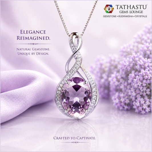 Authentic Jamunia Blue Amethyst Pendant [4.94] Carat