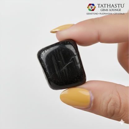 Original Black Tormuline Tumble - Stability & Negative Energy Shield
