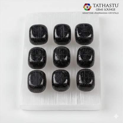 Original Black Tormuline Tumble - Stability & Negative Energy Shield
