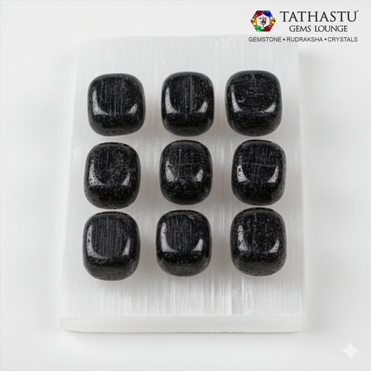 Original Black Tormuline Tumble - Stability & Negative Energy Shield