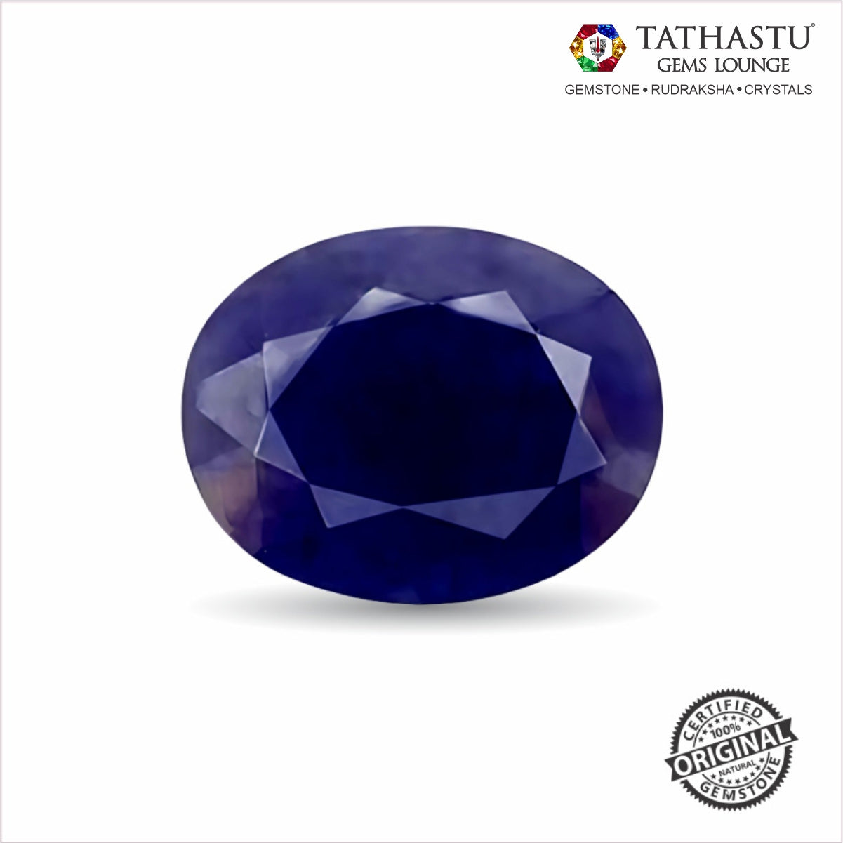 Natural Blue Sapphire (Neelam) 10.66 Carat – 100% Original & Lab Certified Saturn (Shani) Gemstone for Power & Protection