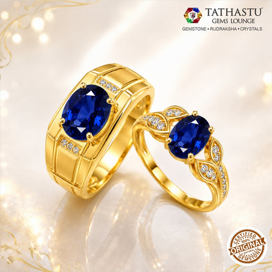 Natural Blue Sapphire (Neelam) 5.50 Carat – 100% Original & Lab Certified Saturn (Shani) Gemstone for Power & Protection