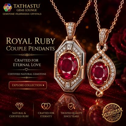 Natural Red Ruby (Manik) 4.93 Carat – 100% Original & Lab Certified Sun (Surya) Gemstone for Power & Confidence