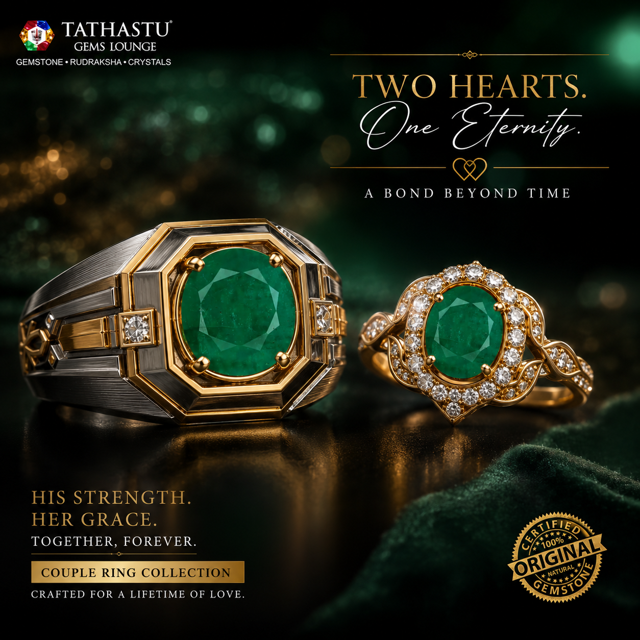 Natural Emerald (Panna) 4.03 Carat – 100% Original & Lab Certified Mercury (Budh) Gemstone for Intelligence & Growth