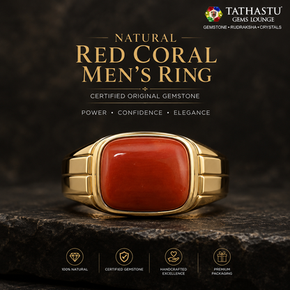 Japanese Red Coral (Moonga) 8.16 Carats – 100% Original Mars (Mangal) Gemstone for Strength & Courage