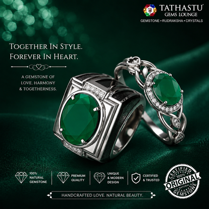 Natural Green Onyx 3.91 Carat – 100% Original & Lab Certified Gemstone for Healing & Positive Energy