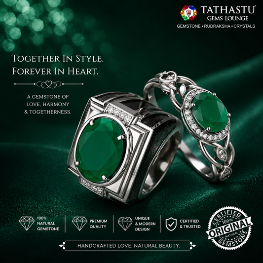 Natural Green Onyx 3.91 Carat – 100% Original & Lab Certified Gemstone for Healing & Positive Energy