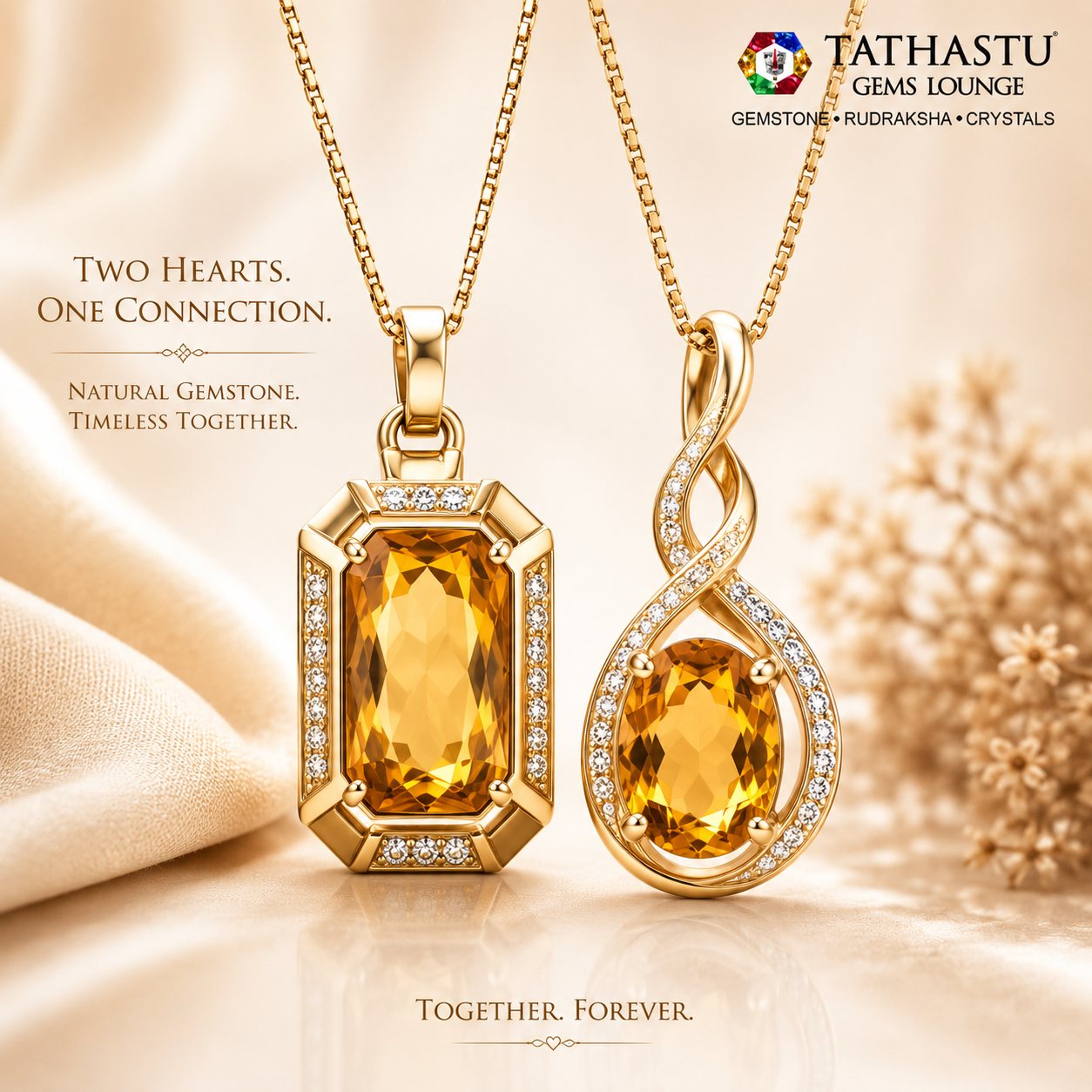 Premium Natural Yellow Citrine Sunela 6.62 Carat Pendants