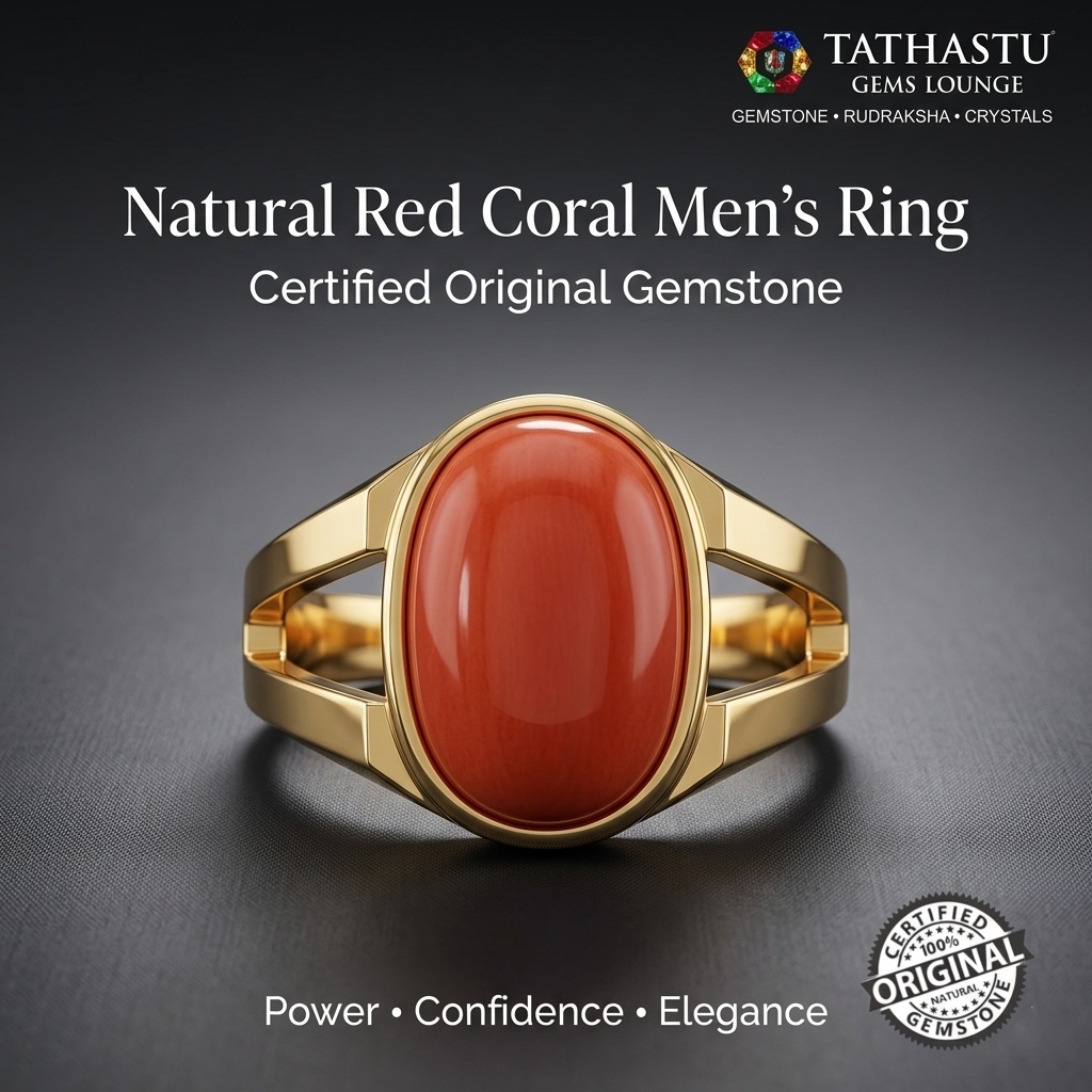 Japanese Red Coral (Moonga) 7.64 Carats – 100% Original Mars (Mangal) Gemstone for Strength & Courage