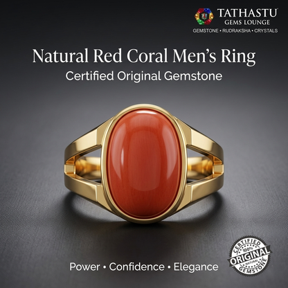 Japanese Red Coral (Moonga) 7.64 Carats – 100% Original Mars (Mangal) Gemstone for Strength & Courage