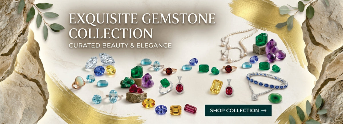 Exquisite certified gemstone collection including Sapphire Emerald Ruby and Amethyst