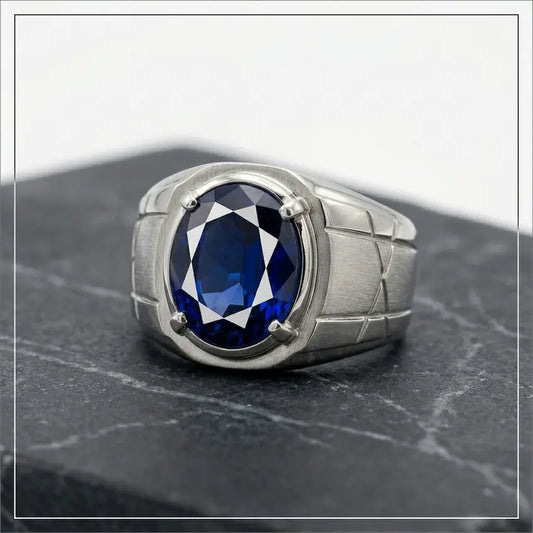 Natural Blue Iolite (Neeli) 4.60 Carat – 100% Original & Lab Certified Shani (Saturn) Gemstone for Clarity & Success