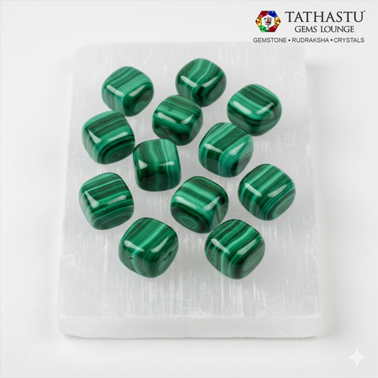 Original Malachite Tumble - Growth & Positive Energy
