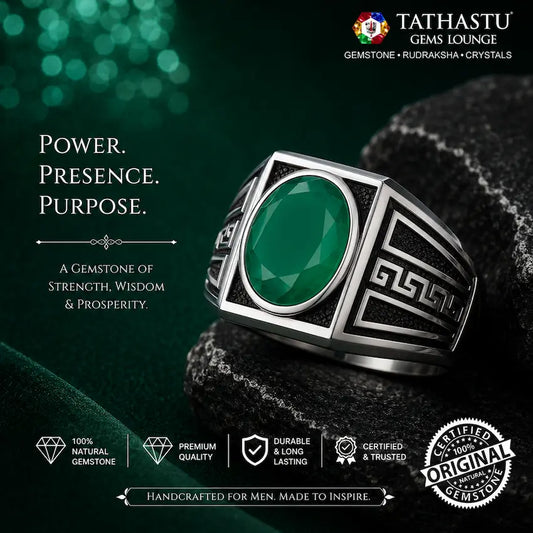 Original certified onyx 4.16 carats silver ring by tathastu gems lounge