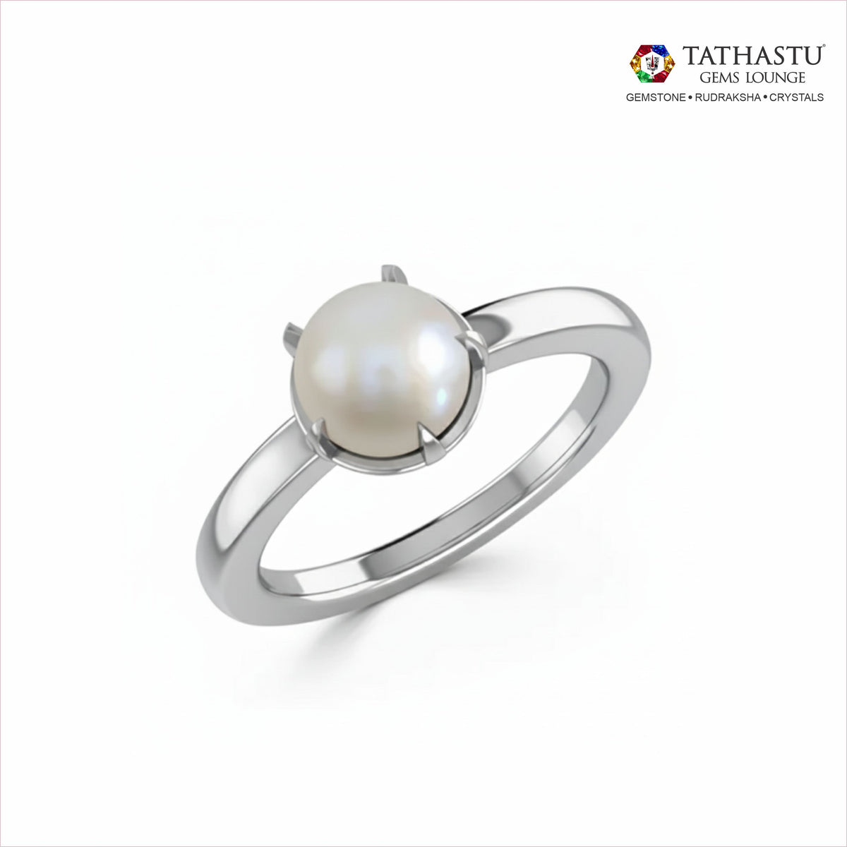 Lab Certificate - Natural White South Sea Pearl (Saccha Moti) 4.80 Carats – 100% Original & Lab Certified Moon (Chandra) Gemstone for Balance & Prosperity