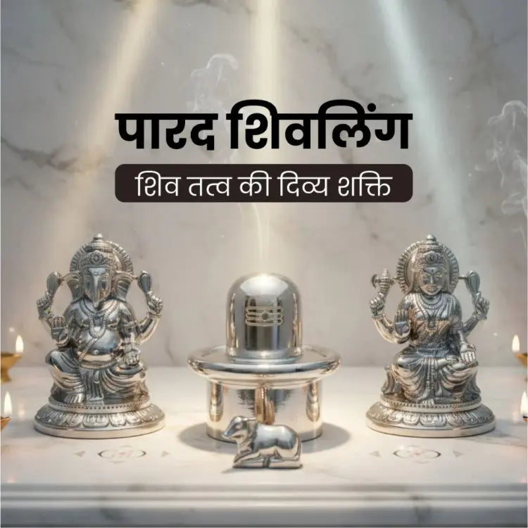 Parad Shivling Ganesh Ji and Lakshmi Ji authentic mercury idols for puja