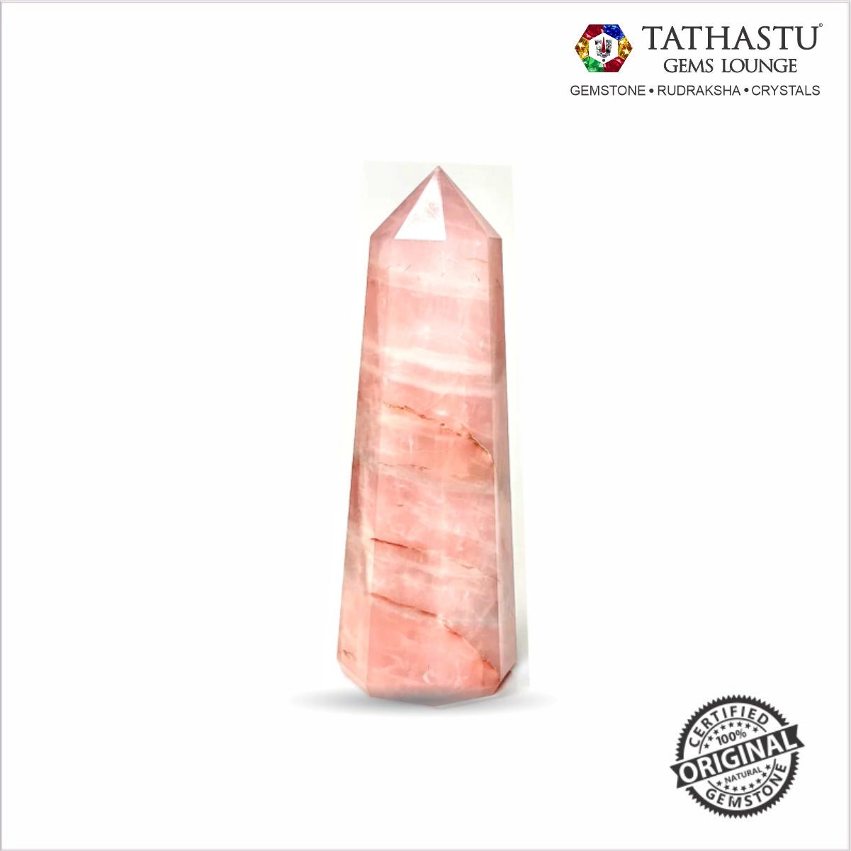 Rosequartz Tower - Love, Peace & Positive Energy