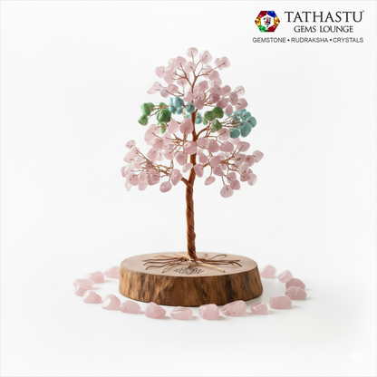 Original Rose Quartz Crystal Tree - Love Energy & Stress Relief
