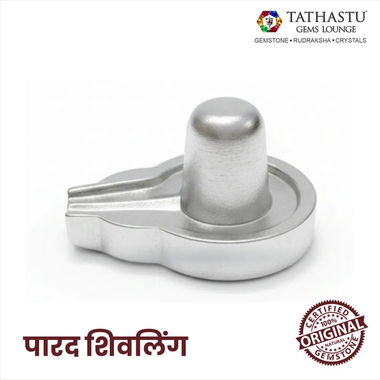 Original Parad Shivling (150gm) – Siddh Mercury Shivling for Wealth, Health & Protection