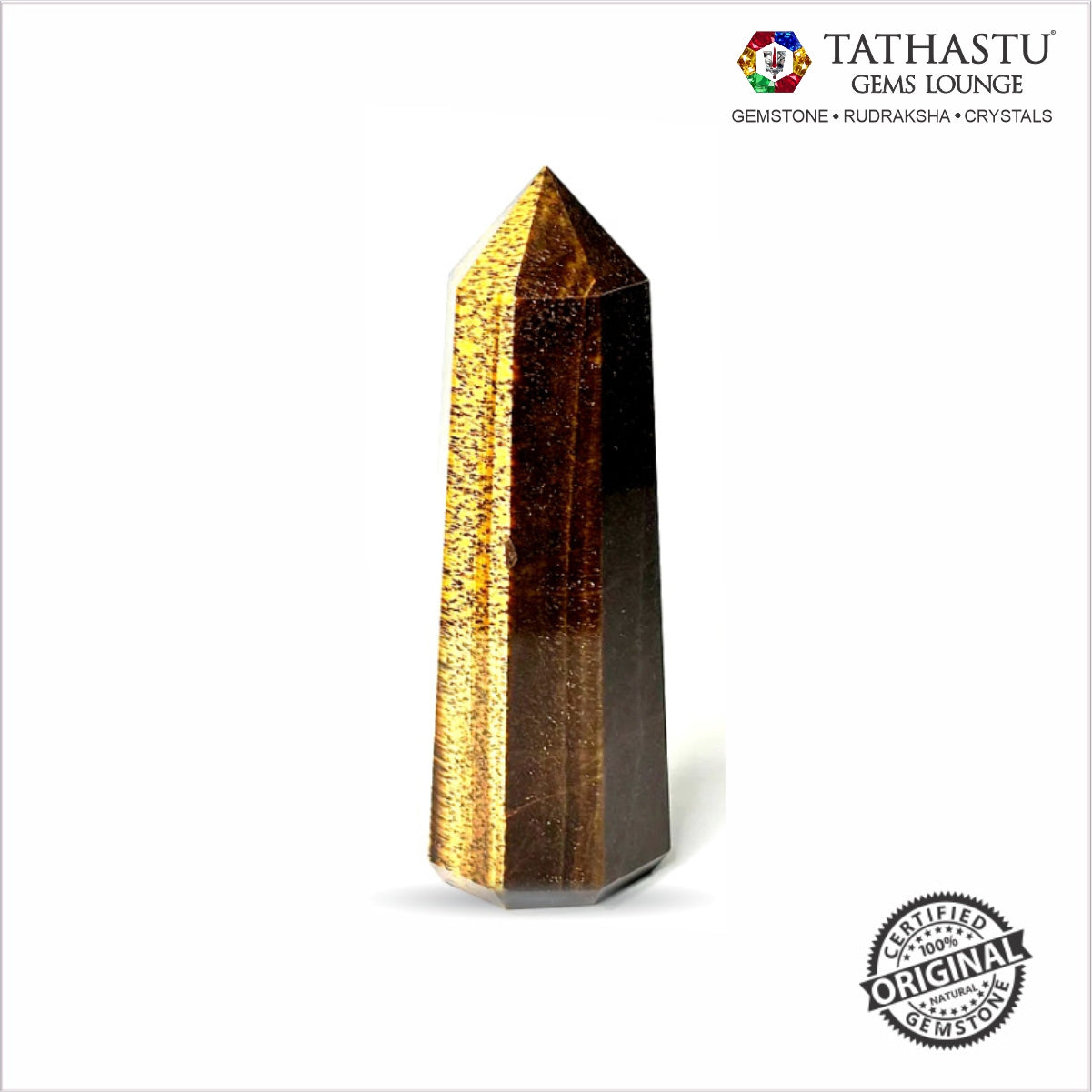 Tiger Eye Tower - Confidence & Grounding