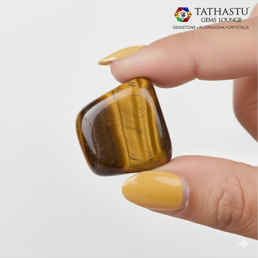 Original Tiger Eye Tumble - Courage, Focus & Grounding